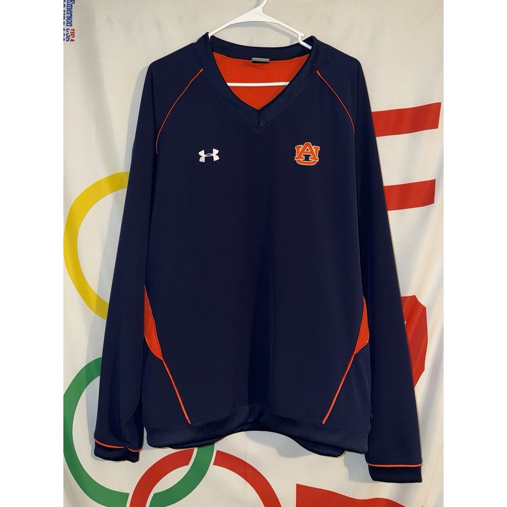 Under Armour Auburn Tigers Windbreaker Jacket XL Football